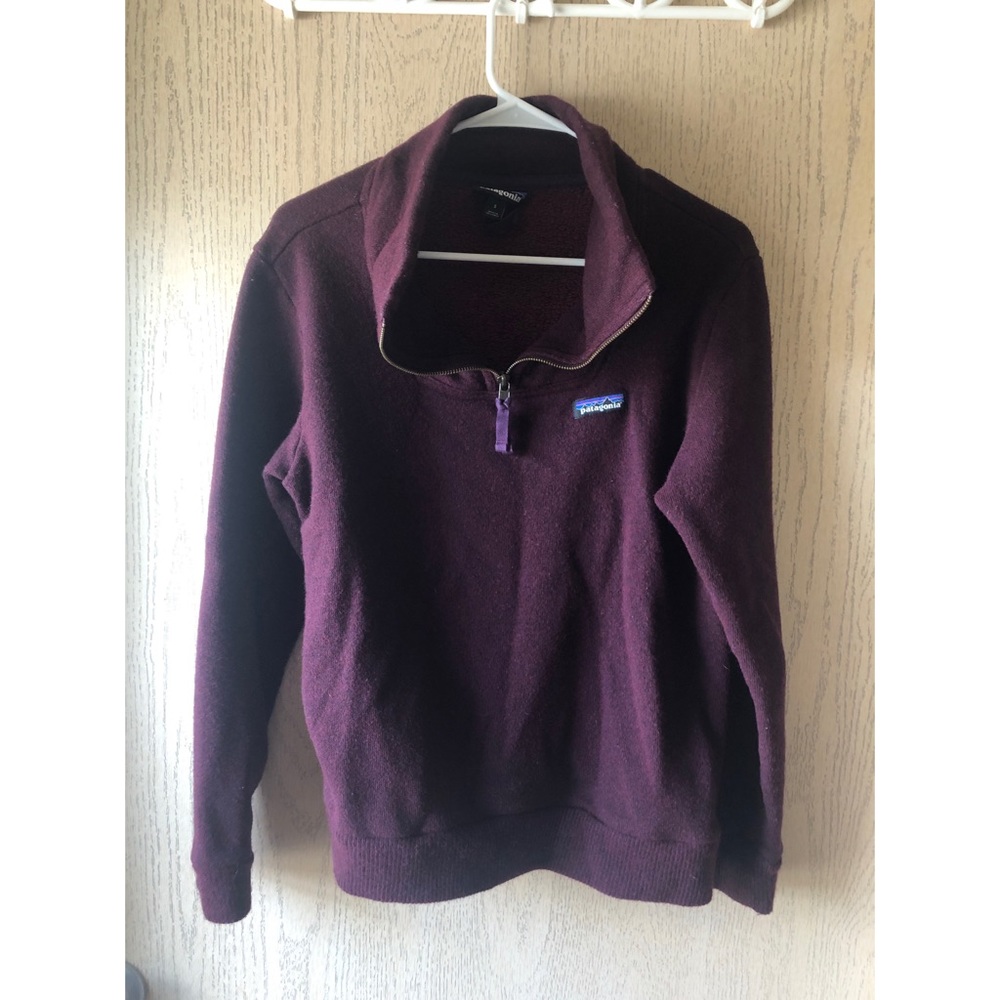 Purple Patagonia Quarter Zip